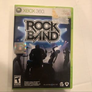 Xbox 360 rock band video game
